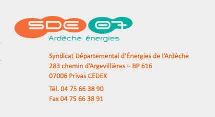 Contactez le SDE 07