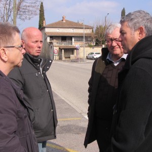 Visite de chantiers à Pradons