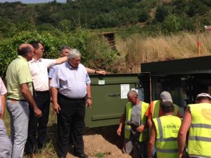 Jacques GENEST en visite sur le terrain