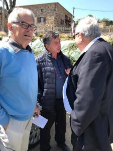 Visites de chantiers et inaugurations de bornes à Rochepaule, Saint-André-en-Vivarais, Vocance...