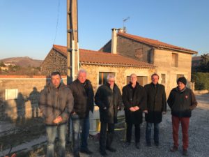 Visites de chantiers à Silhac, Vernoux-en-Vivarais et Saint-Julien-en-Saint-Alban