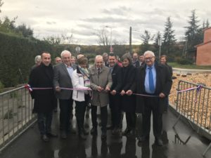 Lavilledieu : inauguration des travaux quartiers Le Saut et Le Moulin