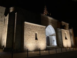 Compétence éclairage public : Largentière éclaire son église