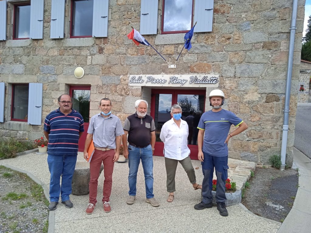 Saint-Jean-Roure réception installations photovoltaïques